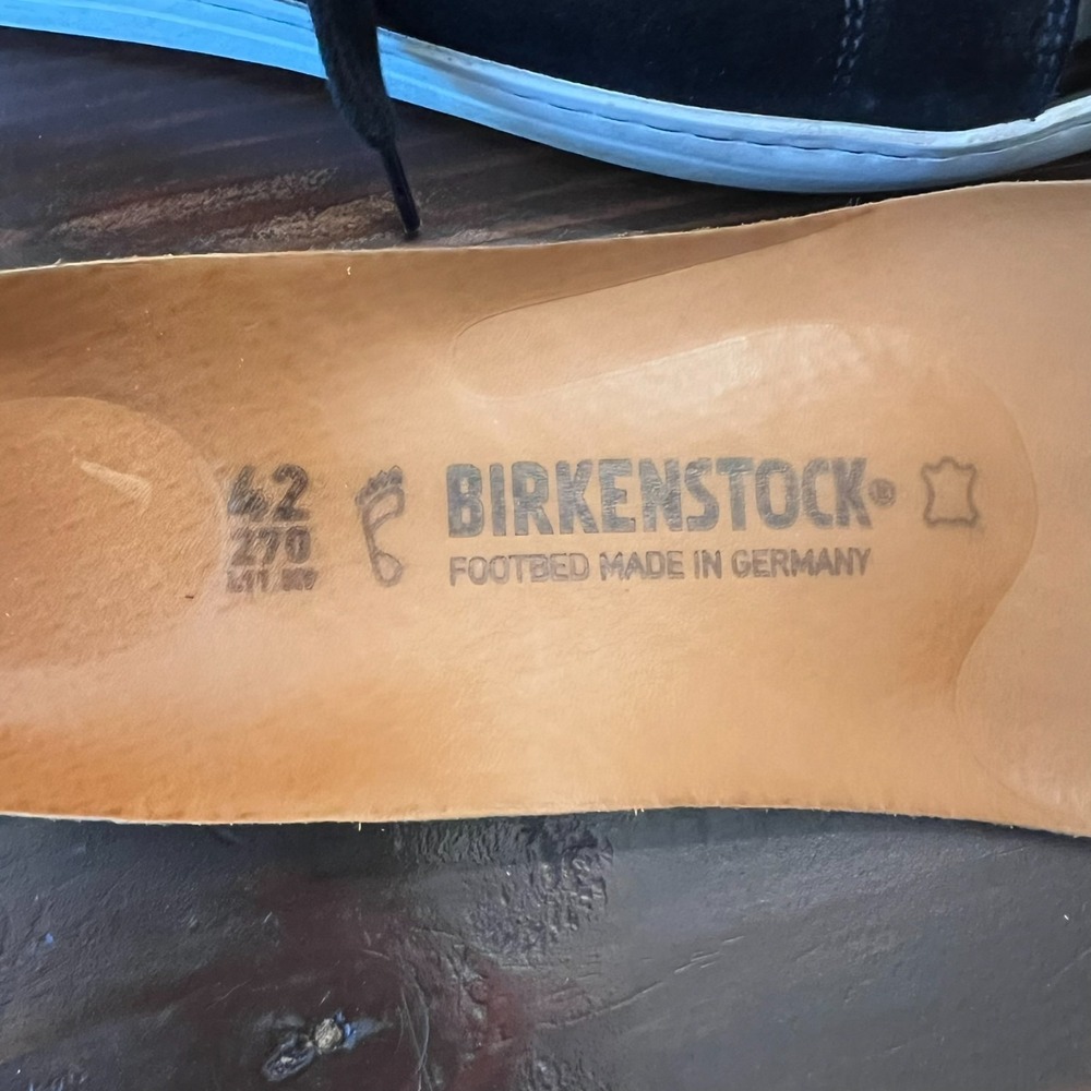 Birkenstock Bartlett Birko Felt & Patent Leather Black High Top Shoes Sneakers - Picture 8 of 9